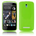 CUSTODIA GEL TPU SILICONE LUCIDA per HTC DESIRE 500 COLORE VERDE