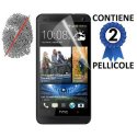 PELLICOLA PROTEGGI DISPLAY ANTI IMPRONTA HTC ONE MAX CONFEZIONE 2 PEZZI