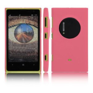 CUSTODIA BACK RIGIDA per NOKIA LUMIA 1020, EOS, 909, RM-875, RM-877, RM-876 COLORE ROSA