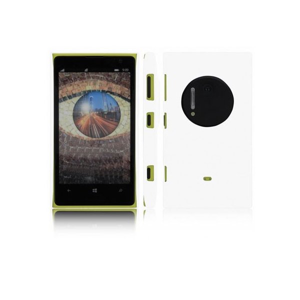 CUSTODIA BACK RIGIDA per NOKIA LUMIA 1020, EOS, 909, RM-875, RM-877, RM-876 COLORE BIANCO