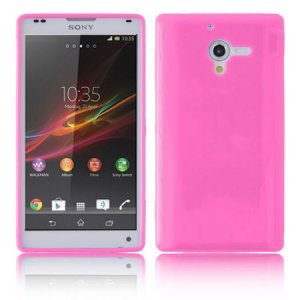 CUSTODIA GEL TPU SILICONE LUCIDA per SONY XPERIA ZL LTE, C6503, C6502, C6506, HSPA+, L35H COLORE ROSA