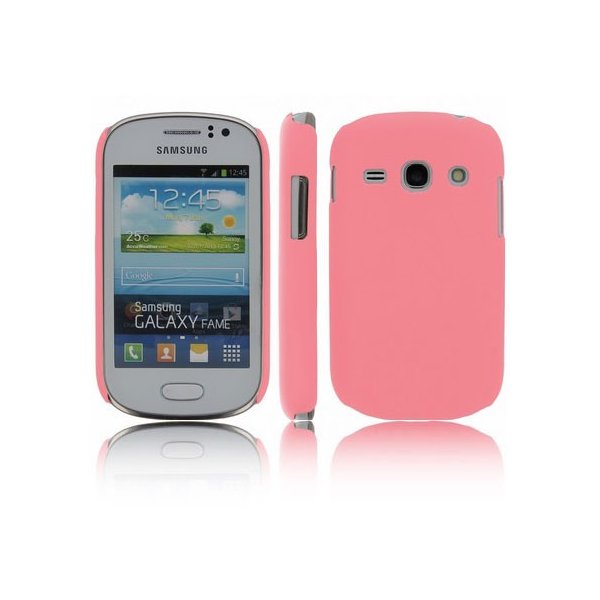 CUSTODIA BACK RIGIDA per SAMSUNG S6810 GALAXY FAME, S6812 GALAXY FAME DUOS COLORE ROSA