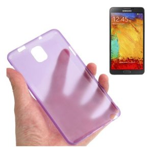 CUSTODIA BACK RIGIDA SLIM DA 0,3mm per SAMSUNG GALAXY NOTE 3, N9000, N9002, N9005 COLORE VIOLA