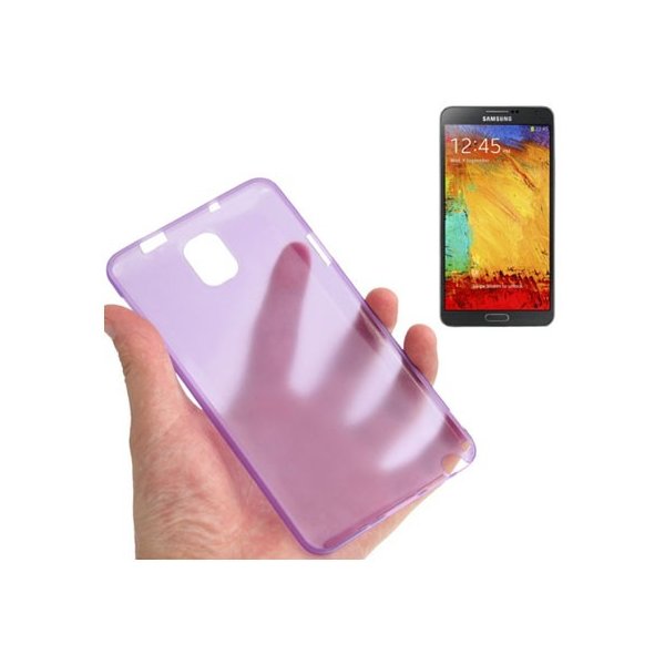 CUSTODIA BACK RIGIDA SLIM DA 0,3mm per SAMSUNG GALAXY NOTE 3, N9000, N9002, N9005 COLORE VIOLA