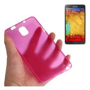 CUSTODIA BACK RIGIDA SLIM DA 0,3mm per SAMSUNG GALAXY NOTE 3, N9000, N9002, N9005 COLORE FUCSIA