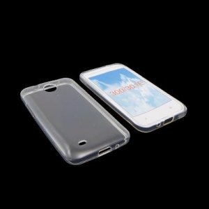 CUSTODIA GEL TPU SILICONE SEMI-RIGIDA per HTC DESIRE 300 COLORE BIANCO