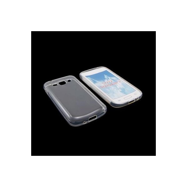 CUSTODIA GEL TPU SILICONE per SAMSUNG S7270 GALAXY ACE 3, S7272, S7275 COLORE BIANCO