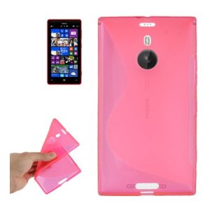 CUSTODIA GEL TPU SILICONE DOUBLE per NOKIA LUMIA 1520 COLORE ROSA