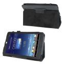 CUSTODIA BOOK PELLE per ASUS MEMO PAD 8, ME180A, 8" POLLICI CON STAND E PORTA PENNA COLORE NERO