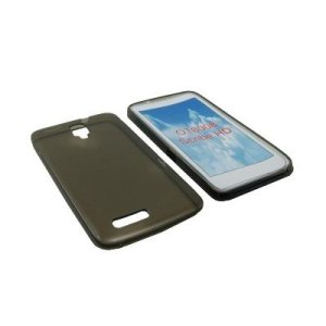 CUSTODIA GEL TPU SILICONE per ALCATEL ONE TOUCH SCRIBE HD, 8008 COLORE NERO