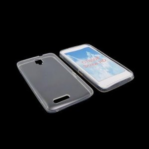 CUSTODIA GEL TPU SILICONE per ALCATEL ONE TOUCH SCRIBE HD, 8008 COLORE BIANCO