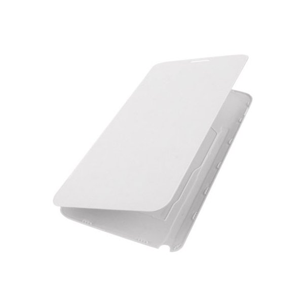 CUSTODIA FLIP COVER ORIZZONTALE per SAMSUNG GALAXY NOTE 3, N9000, N9002, N9005 COLORE BIANCO