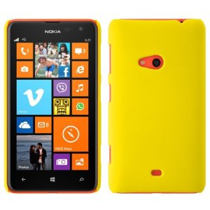 CUSTODIA BACK RIGIDA per NOKIA LUMIA 625 COLORE GIALLO