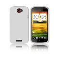 CUSTODIA GEL TPU SILICONE LUCIDA per HTC ONE SV COLORE BIANCO