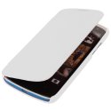 CUSTODIA FLIP ORIZZONTALE per HTC DESIRE 500 COLORE BIANCO