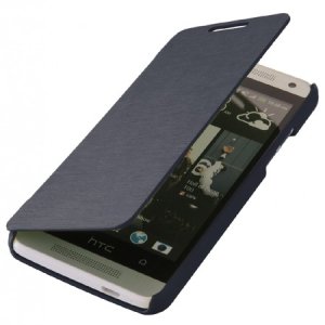 CUSTODIA FLIP ORIZZONTALE per HTC ONE MINI, M4 COLORE BLU