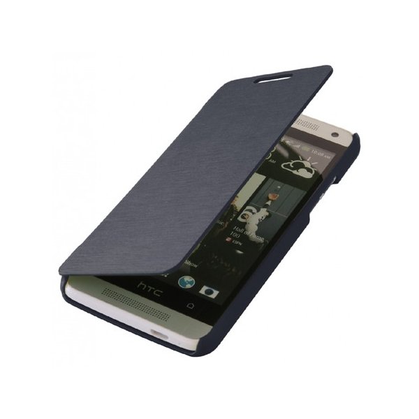 CUSTODIA FLIP ORIZZONTALE per HTC ONE MINI, M4 COLORE BLU