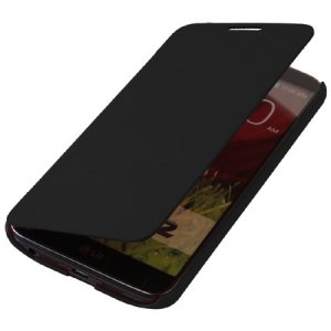 CUSTODIA FLIP ORIZZONTALE per LG OPTIMUS G2, D802, D802TA, D803 COLORE NERO