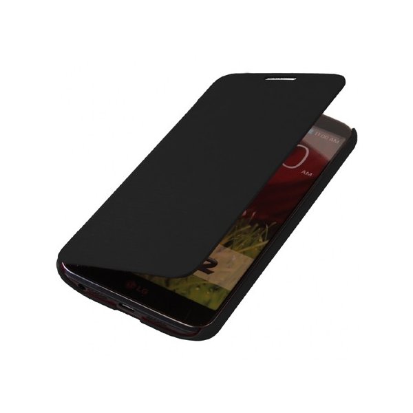 CUSTODIA FLIP ORIZZONTALE per LG OPTIMUS G2, D802, D802TA, D803 COLORE NERO