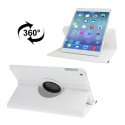 CUSTODIA BOOK ORIZZONTALE PELLE GIREVOLE per APPLE IPAD AIR, IPAD 5 CON STAND COLORE BIANCO