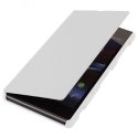 CUSTODIA FLIP ORIZZONTALE per SONY XPERIA Z1, C6902, C6903, C6906, C6943, L39H, HONAMI COLORE BIANCO