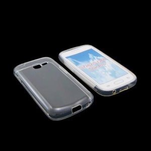 CUSTODIA GEL TPU SILICONE per SAMSUNG S7260 GALAXY STAR PRO, S7262 GALAXY STAR PLUS COLORE BIANCO