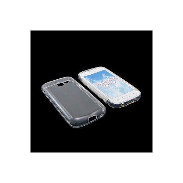 CUSTODIA GEL TPU SILICONE per SAMSUNG S7260 GALAXY STAR PRO, S7262 GALAXY STAR PLUS COLORE BIANCO