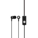 AURICOLARE STEREO con CONNETTORE JACK 3,5mm - GOMMINI E TASTO DI RISPOSTA COLORE NERO (KSA25.Z1.NE)