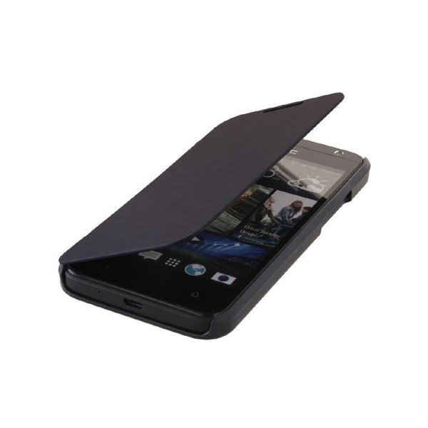 CUSTODIA FLIP ORIZZONTALE per HTC DESIRE 300 COLORE BLU