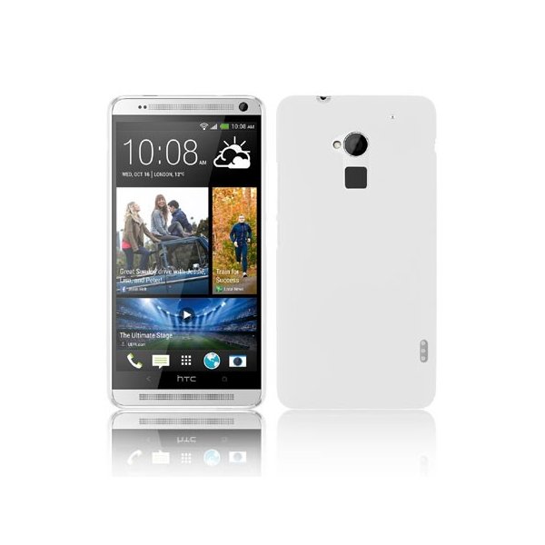 CUSTODIA BACK RIGIDA per HTC ONE MAX COLORE BIANCO