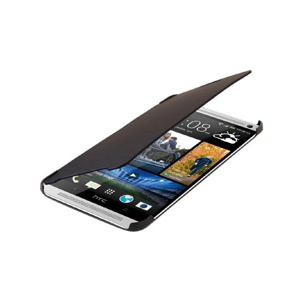 CUSTODIA FLIP ORIZZONTALE per HTC ONE MAX COLORE NERO