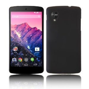 CUSTODIA per LG NEXUS 5 (D820) BACK RIGIDA COLORE NERO