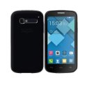 CUSTODIA GEL TPU SILICONE per ALCATEL ONE TOUCH POP C5 COLORE NERO