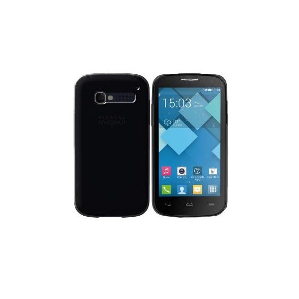 CUSTODIA GEL TPU SILICONE per ALCATEL ONE TOUCH POP C5 COLORE NERO