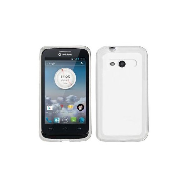 CUSTODIA GEL TPU SILICONE per VODAFONE 975, SMART 3 COLORE BIANCO