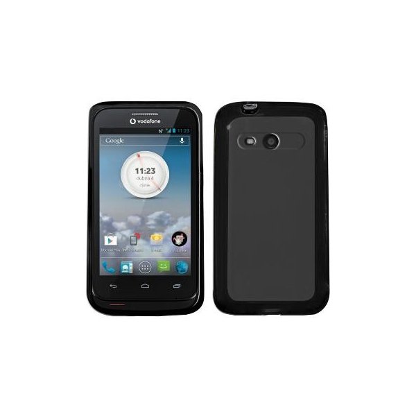 CUSTODIA GEL TPU SILICONE per VODAFONE 975, SMART 3 COLORE NERO