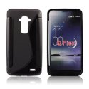 CUSTODIA GEL TPU SILICONE DOUBLE per LG G FLEX, D955 COLORE NERO