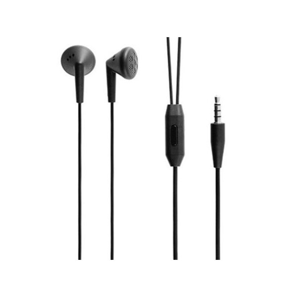 AURICOLARE STEREO con CONNETTORE JACK 3,5mm - TASTO DI RISPOSTA COLORE NERO ORIGINALE BLACKBERRY HDW-44306-001 BULK