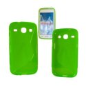 CUSTODIA GEL TPU SILICONE per SAMSUNG I8260 GALAXY CORE, I8262 GALAXY CORE DUOS COLORE VERDE