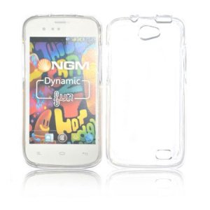 CUSTODIA GEL TPU SILICONE per NGM DYNAMIC FUN COLORE BIANCO-TRASPARENTE