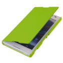 CUSTODIA FLIP ORIZZONTALE per SONY XPERIA C, S39H, C2305 COLORE VERDE