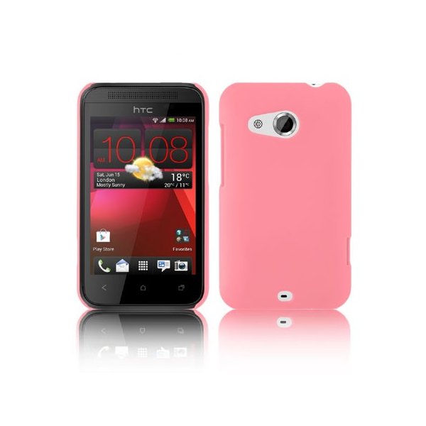 CUSTODIA BACK RIGIDA per HTC DESIRE 200 COLORE ROSA