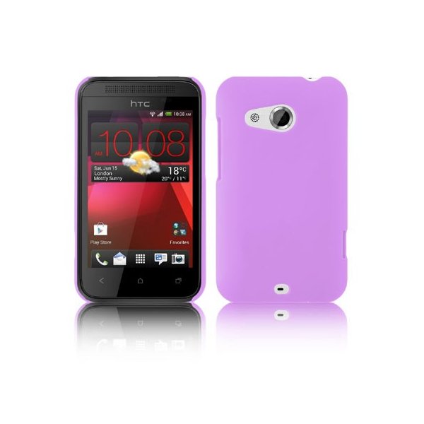 CUSTODIA BACK RIGIDA per HTC DESIRE 200 COLORE VIOLA