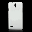 CUSTODIA GEL TPU SILICONE LUCIDA per HUAWEI ASCEND G700 COLORE BIANCO