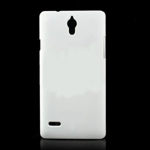 CUSTODIA GEL TPU SILICONE LUCIDA per HUAWEI ASCEND G700 COLORE BIANCO