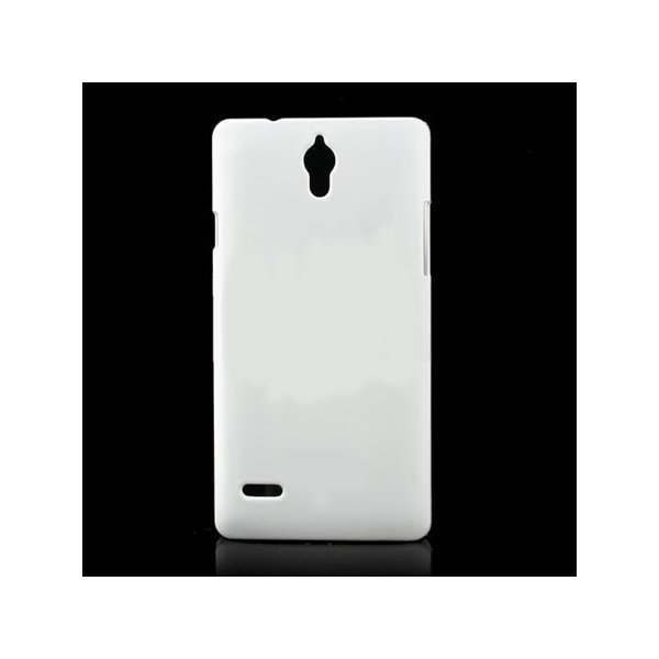 CUSTODIA GEL TPU SILICONE LUCIDA per HUAWEI ASCEND G700 COLORE BIANCO