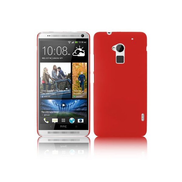 CUSTODIA BACK RIGIDA per HTC ONE MAX COLORE ROSSO