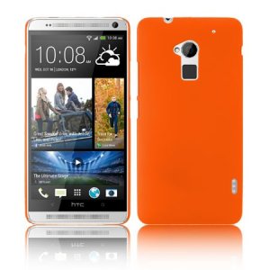 CUSTODIA BACK RIGIDA per HTC ONE MAX COLORE ARANCIONE