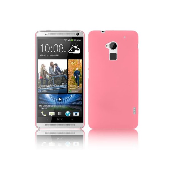 CUSTODIA BACK RIGIDA per HTC ONE MAX COLORE ROSA