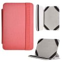 CUSTODIA NEO UNIVERSALE CON ELASTICO INTERNO E STAND per TABLET FINO A 7" POLLICI COLORE ROSSO